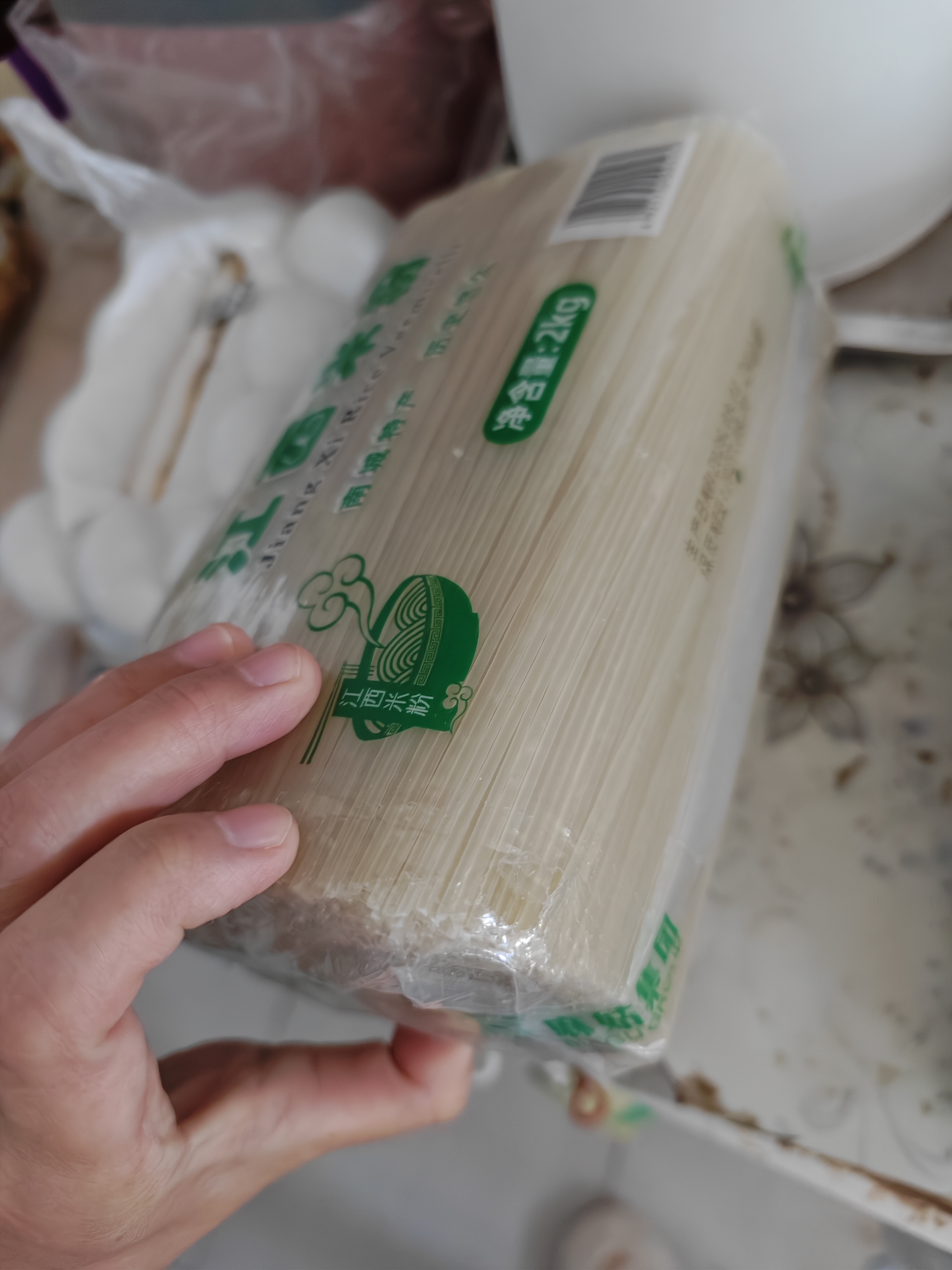 麻姑 江西米粉 2kg 南昌拌粉炒粉 干米粉粉丝过桥米线桂林米粉螺丝粉 实拍图