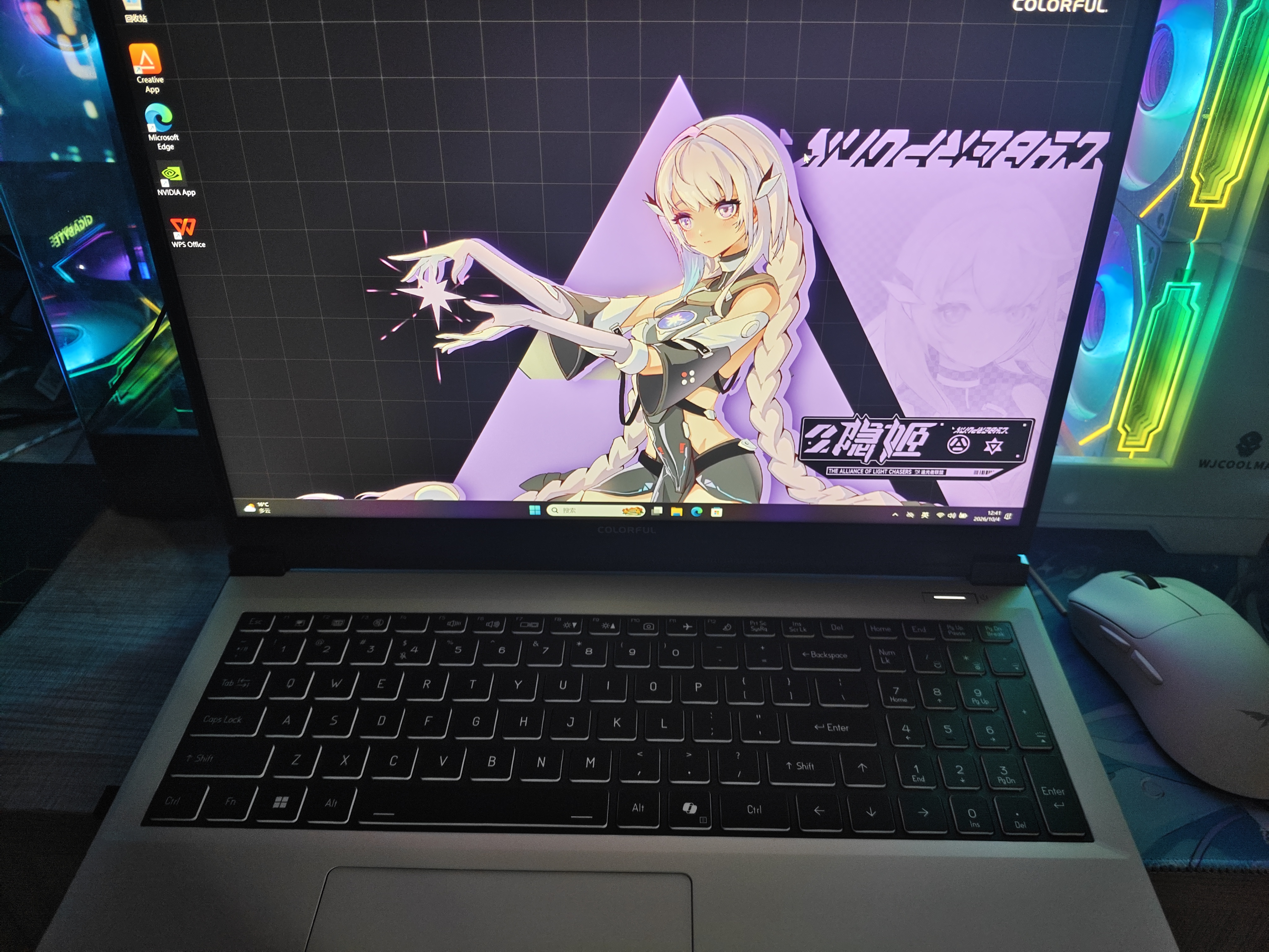 七彩虹（Colorful）隐星P16 Pro16英寸游戏笔记本电脑 (i9-13900HX 16G 1TB RTX5060 180Hz）焕新版 实拍图