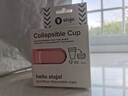 STOJO美国Stojo便携折叠杯咖啡杯旅行户外隔热便携压缩塑料杯水杯男女 珍珠粉/无吸管 355ml 实拍图