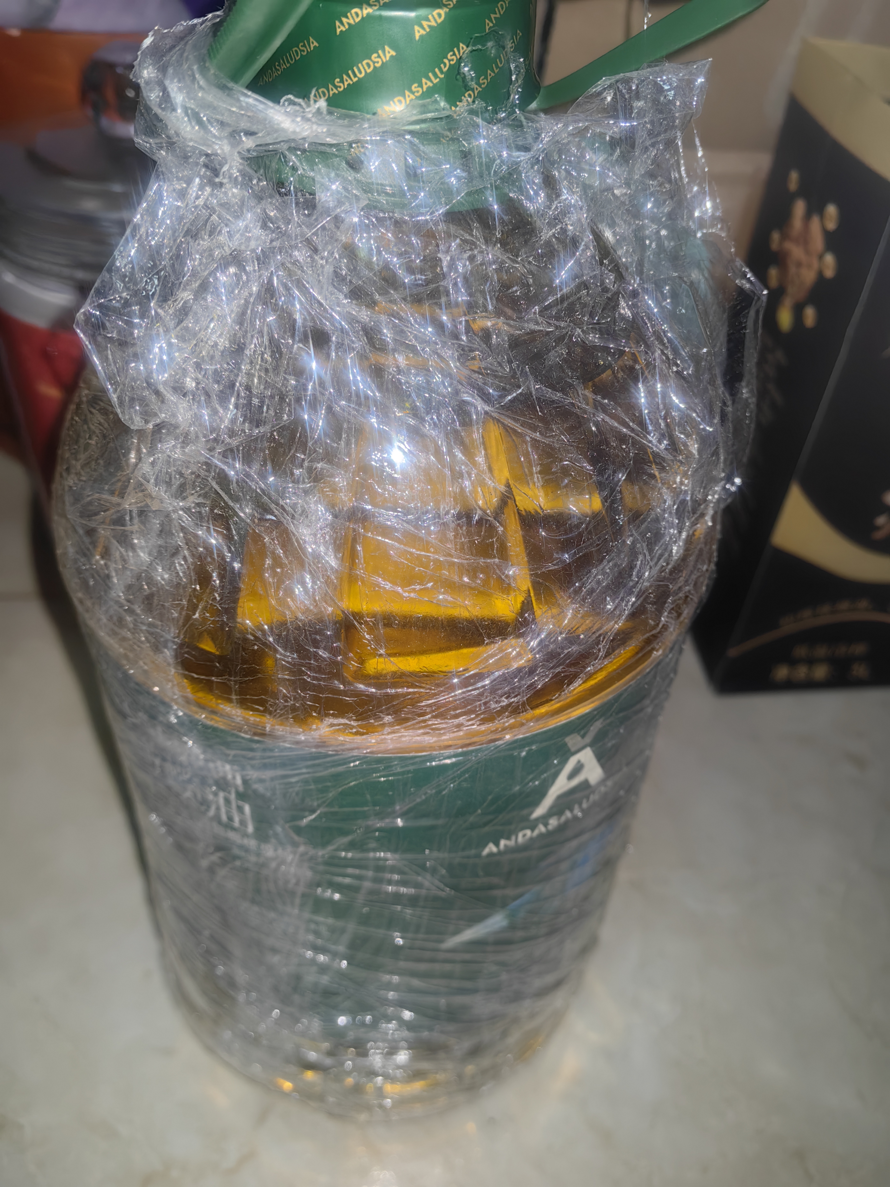安达露西【保真橄榄油】食用油 中粮出品压榨纯正橄榄油 中餐专用橄榄油5L 实拍图