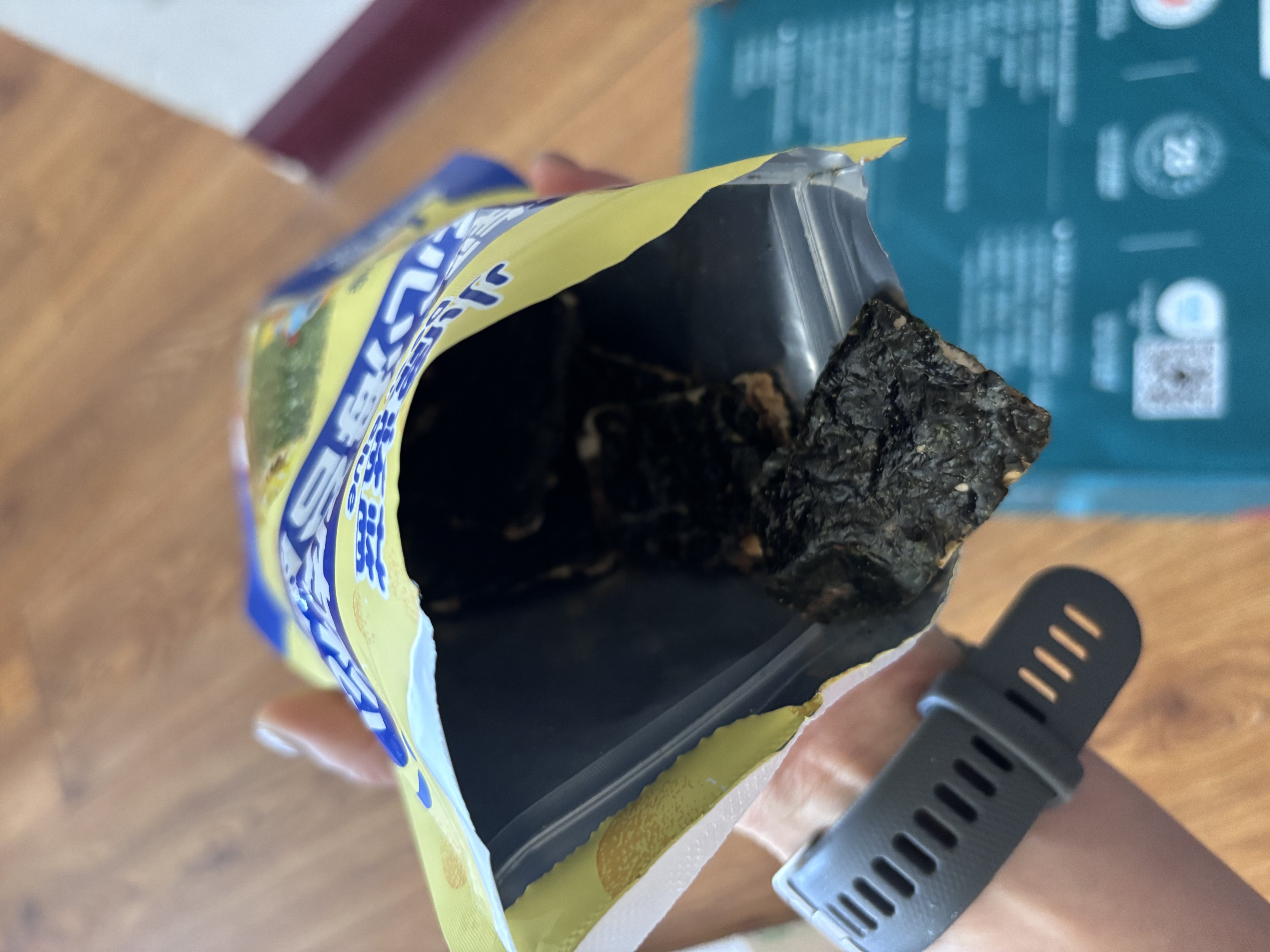 小鹿蓝蓝 高钙奶酪肉松夹心海苔脆 宝宝儿童零食肉松酥脆口感即食海苔30g  实拍图