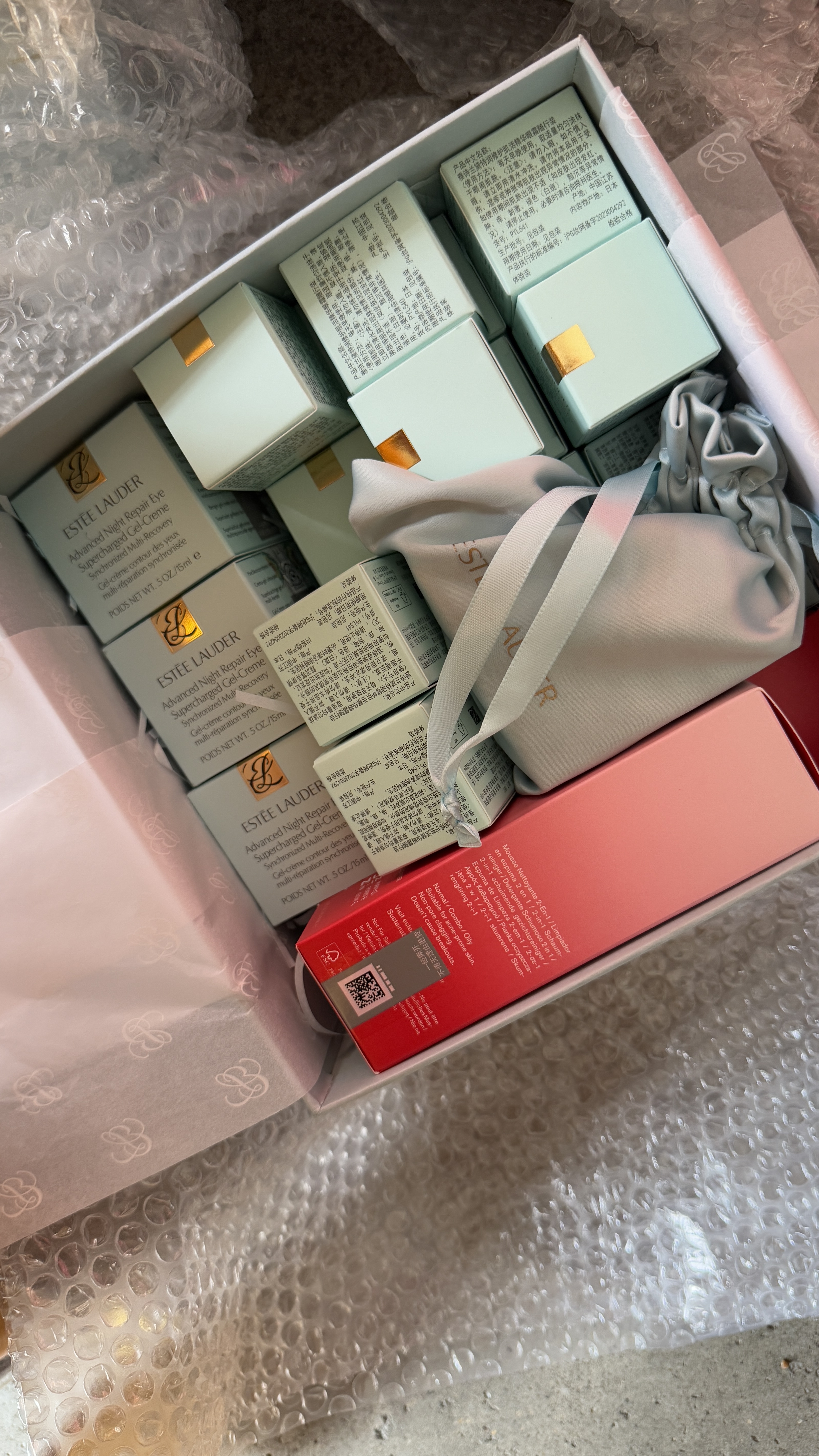 雅诗兰黛小棕瓶精华眼霜15ml淡纹紧致抗老护肤品套装化妆品礼盒生日礼物 实拍图