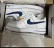 耐克NIKE男空军一号AF1 运动鞋HQ2037-100白蓝43 实拍图