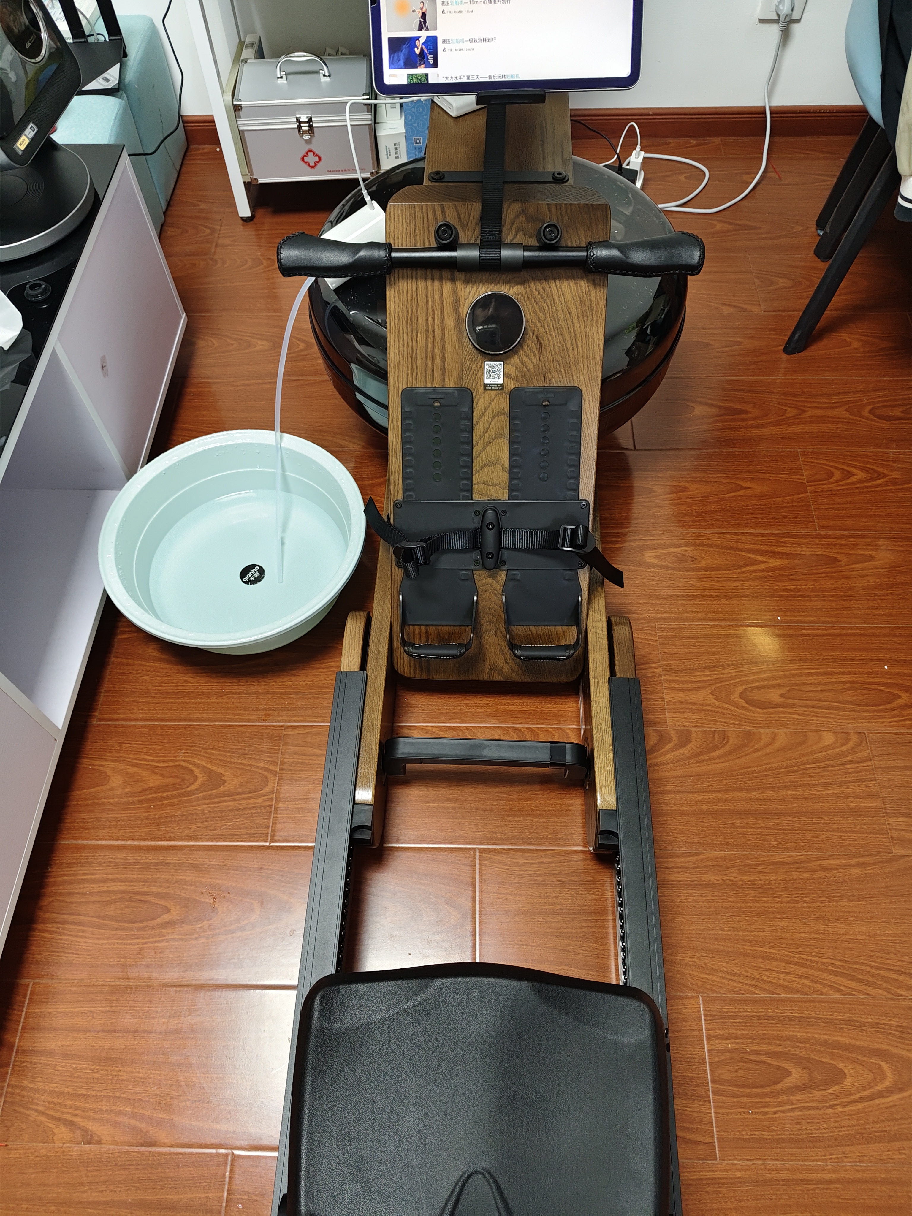麦瑞克（MERACH）划船机家用自发电水阻磁控智能调节健身器材室内运动含可折叠 950 【全新升级2.0-秒折叠】自发电-HDMS超感强磁控 实拍图