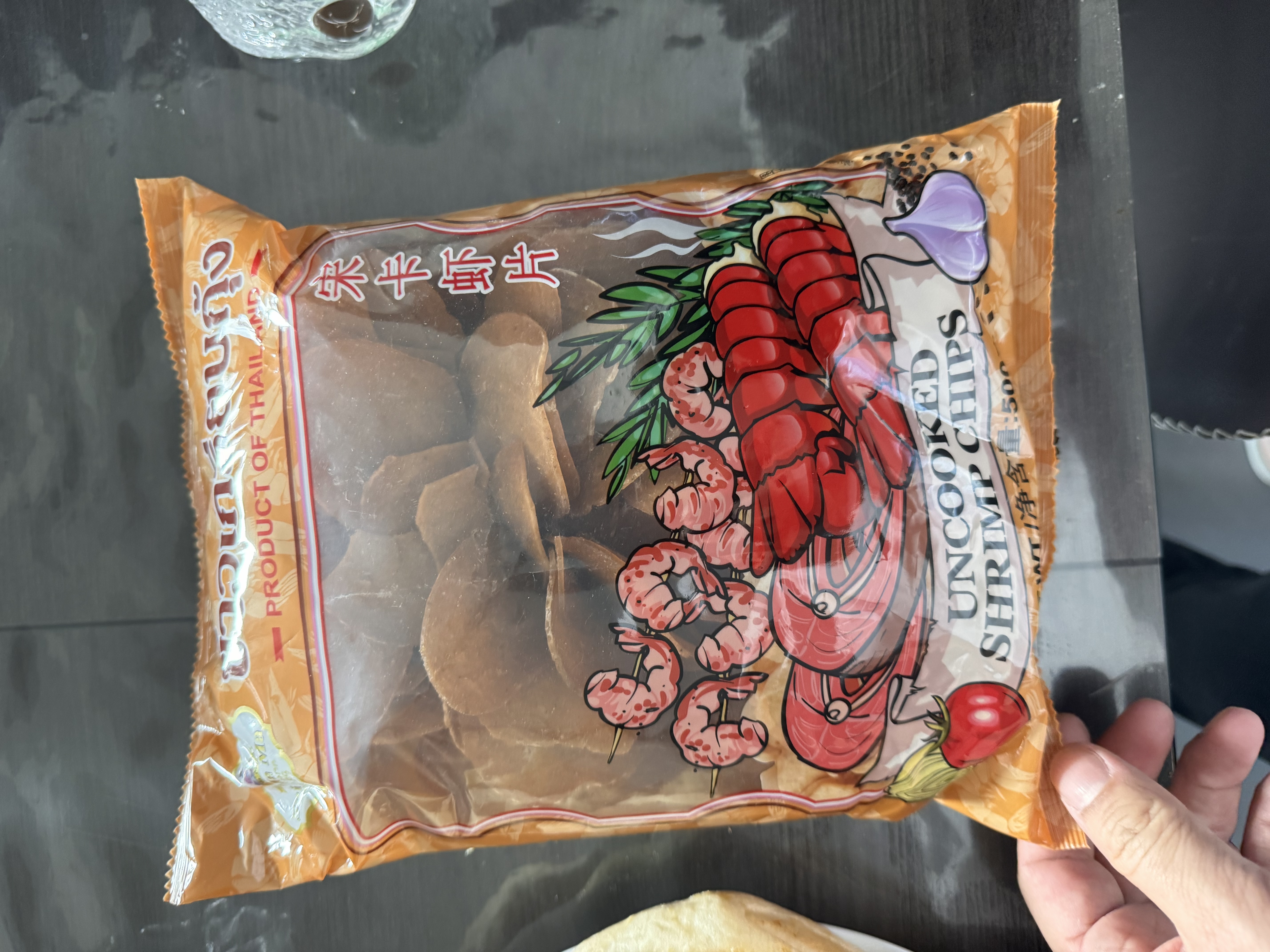 水妈妈泰国进口 宋卡虾片泰式龙虾片虾饼 自己炸 油炸大虾片 半成品500g 实拍图
