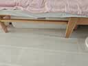 源氏木语全实木折叠沙发床橡木两用伸缩沙发0.9m沙发床椰棕垫白色 实拍图