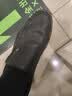 红蜻蜓男鞋新款男士爸爸一脚蹬软面皮商务休闲皮鞋男WTA42860黑色43 实拍图