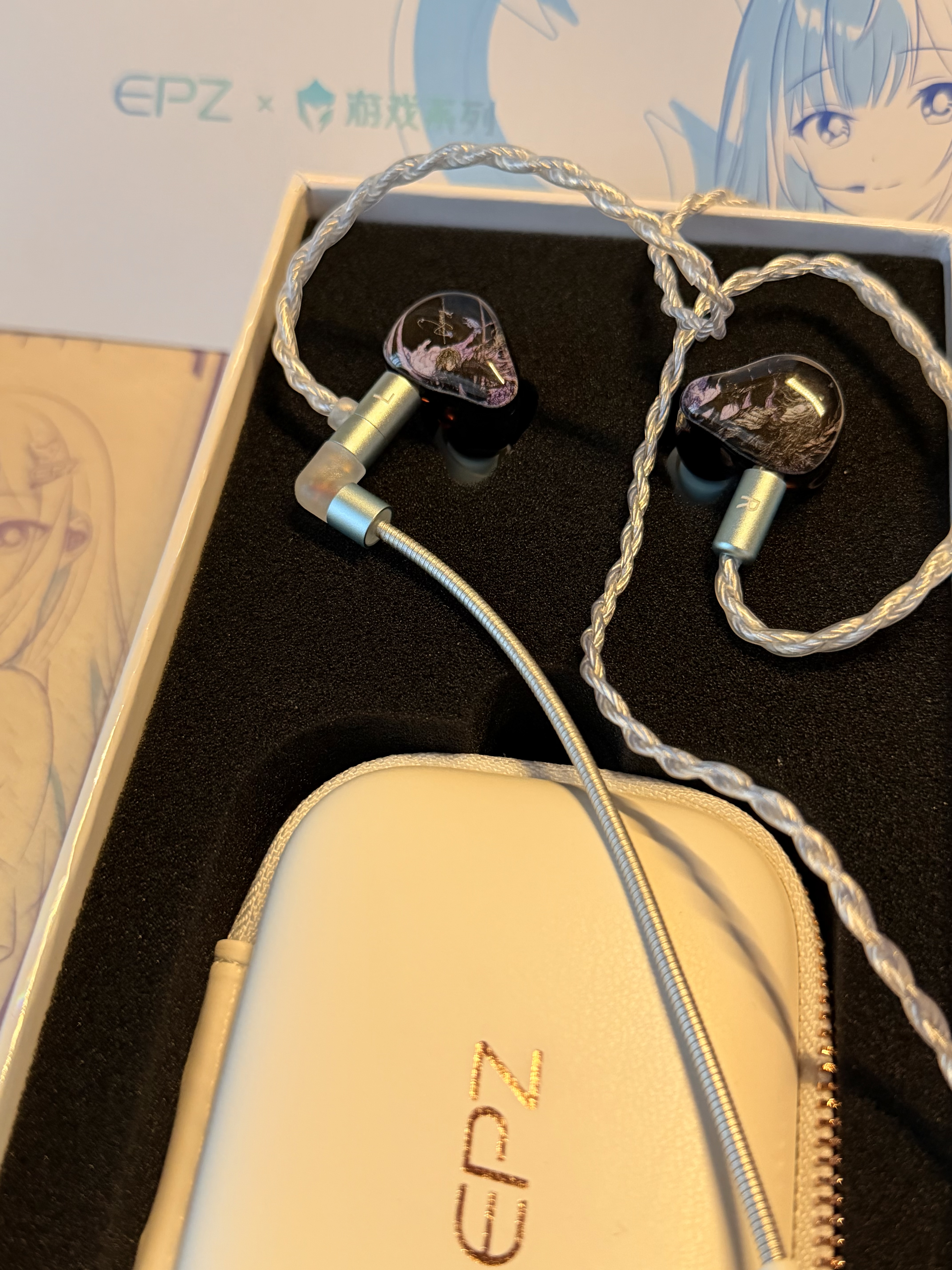 EPZ G30【免费定制】有线耳机 高端游戏耳机入耳式hifi音乐高保真电竞三角洲无畏契约竞技听声辨位 定制-独立麦版【发图联系客服定制type-c】支持EQ调音 实拍图