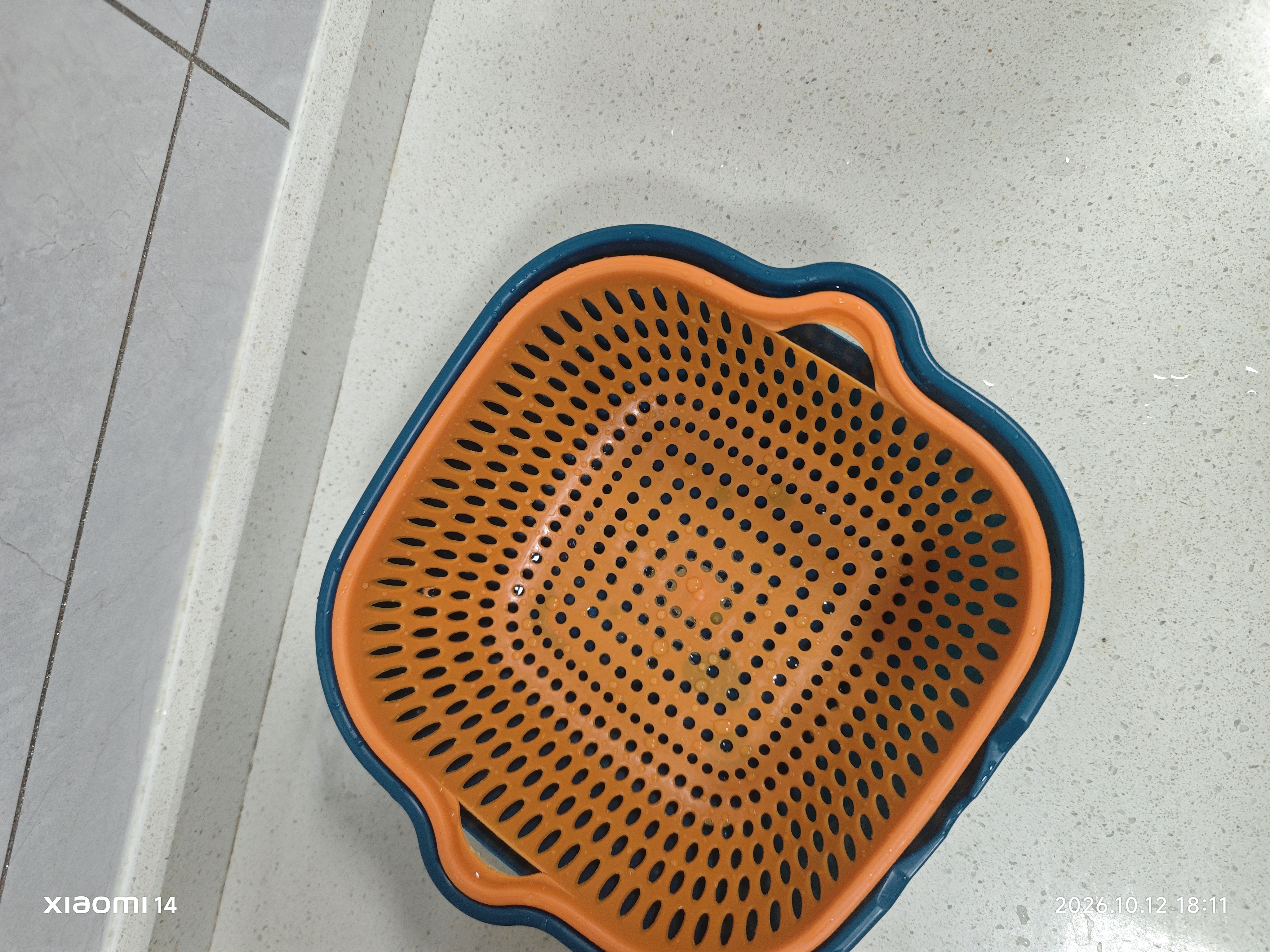洗菜盆沥水篮八件套厨房多功能菜篮子双层漏盆 大号+中号+小号6件套颜色随机 实拍图