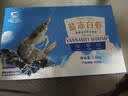 GUO LIAN国联盐冻大虾无冰净重3斤特大号45-60只白对虾生鲜海鲜 实拍图