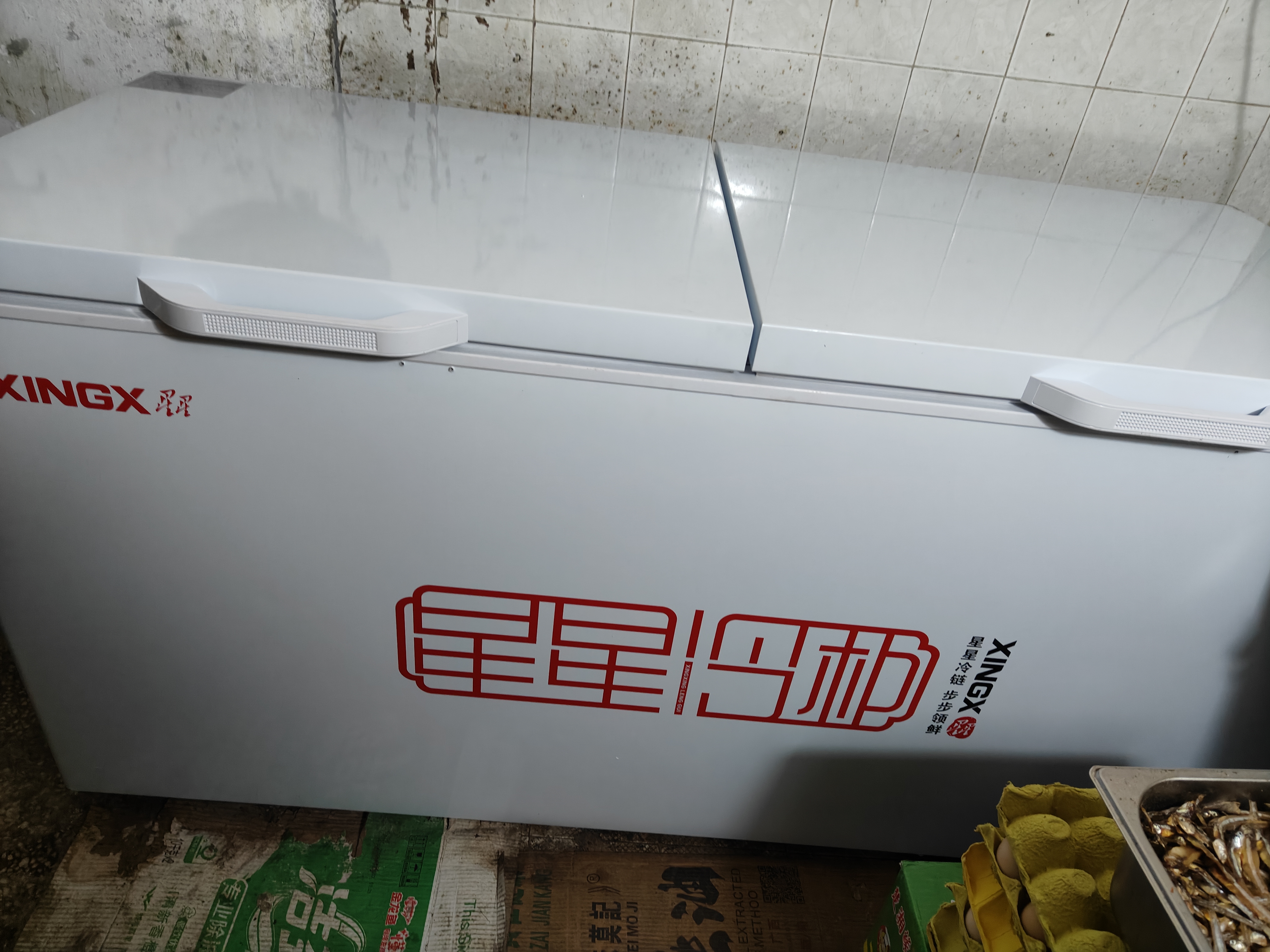 星星（XINGX）519L商用冰柜 冷藏冷冻冰箱中梁除霜冷冻柜 单箱单温大容积卧式-40℃冷柜 BD/BC-519E 以旧换新 实拍图
