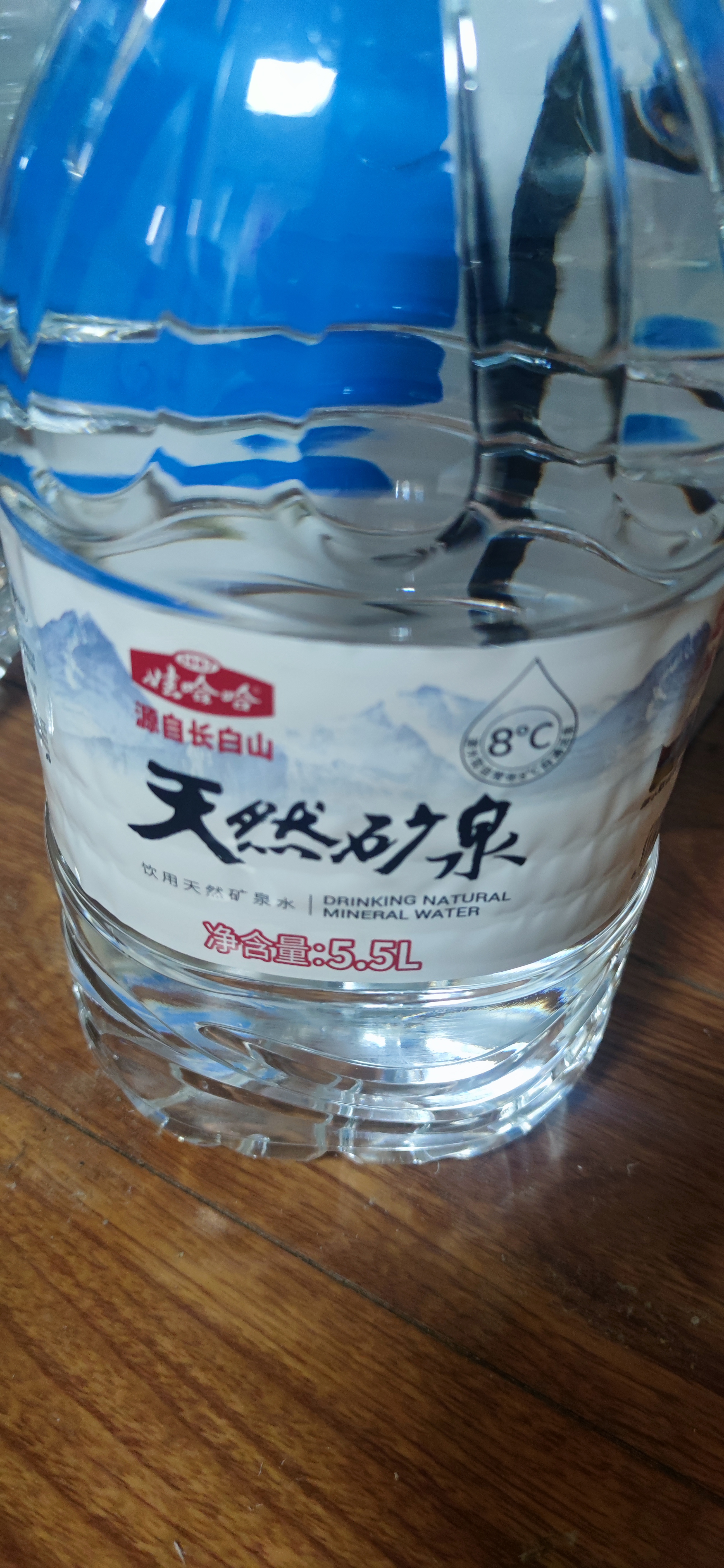 娃哈哈天然矿泉水大桶装水5.5L*4桶整箱装 长白山泡茶水 哇哈哈饮用水 实拍图