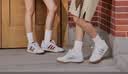adidas ENTRAP美式校园风运动鞋少年感复古篮球风板鞋阿迪达斯 白色/红色   42 实拍图