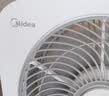 美的（Midea）电风扇 家用台式桌面小风扇鸿运扇宿舍卧室节能电扇台扇转页扇轻音低噪五叶风扇 KYT25-22MW 实拍图