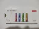 京东京造5号电池京东自营10节装单色五号电池彩虹碱性电池无汞环保适用鼠标键盘手柄门锁遥控器燃气表玩具 实拍图