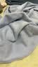 优衣库柔滑棉质拉链针织开衫女装男装/毛衣毛衫外套487005 61 水蓝色 L 实拍图