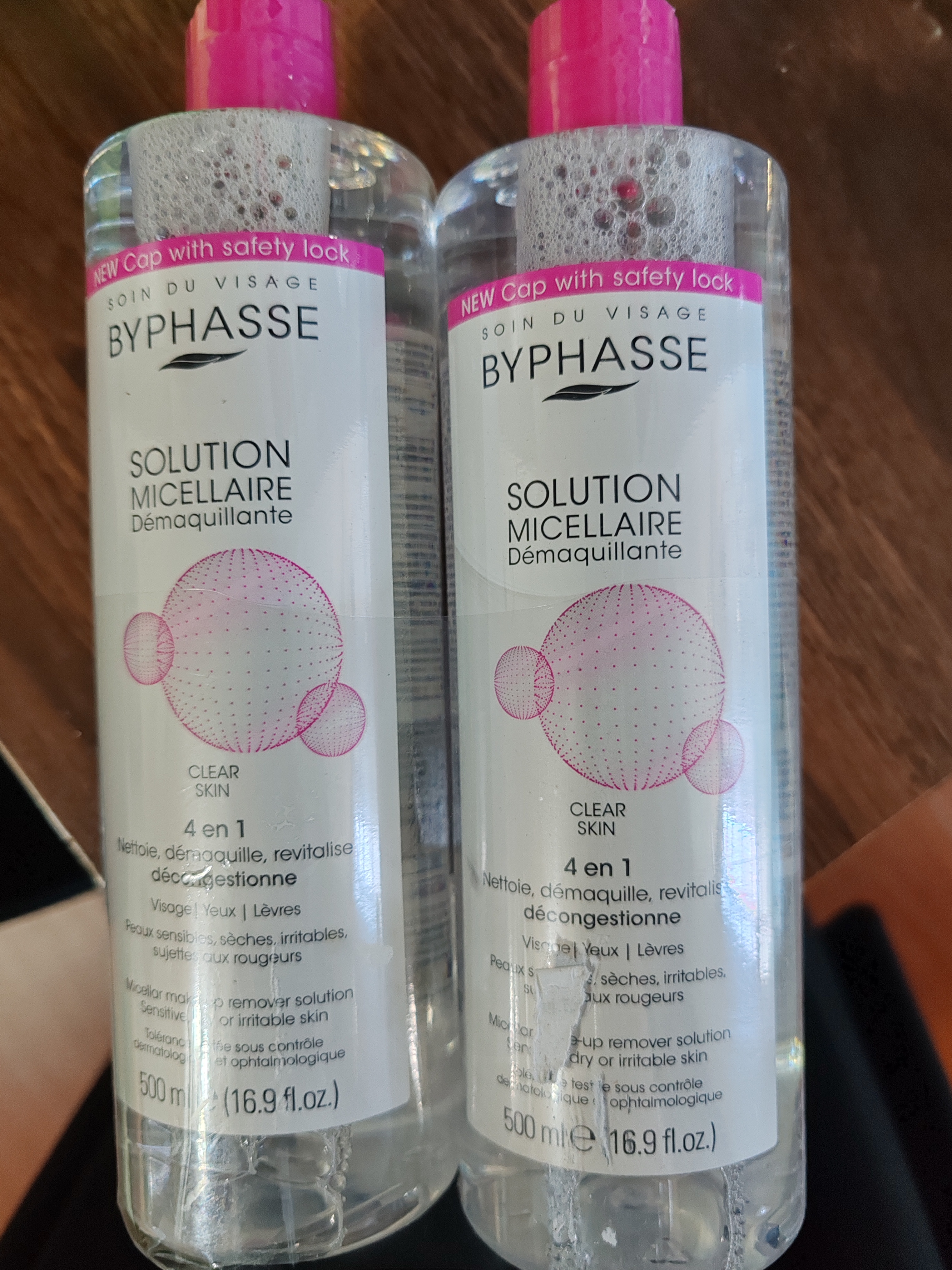 蓓昂斯（BYPHASSE）净颜卸妆水500mlx2支 卸妆液卸妆油清洁敏感肌可用生日礼物 实拍图