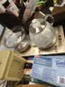 益茶福全自动上水电热水壶底部上水嵌入式茶台功夫茶烧水壶饮水烧水一体机抽水玻璃煮茶壶保温泡茶壶 1L SQ-008金色玻璃套装 实拍图
