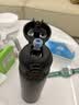 哈尔斯（HAERS）保温杯水杯男女生316L不锈钢吸管杯上学便携杯子 黑500ml 实拍图