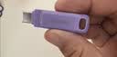 Sandisk闪迪128GB Type-C USB3.2 手机U盘DDC3紫色 读速高达400MB/s 自动备份 手机电脑两用 双接口大容量优盘 实拍图
