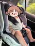 Prigel舒安pro新生婴幼儿宝宝儿童安全座椅可坐可躺车载汽车用0-6-12岁 舒安pro 乌梅紫酱(不窝脖设计+单手旋转+175°大躺角) 实拍图