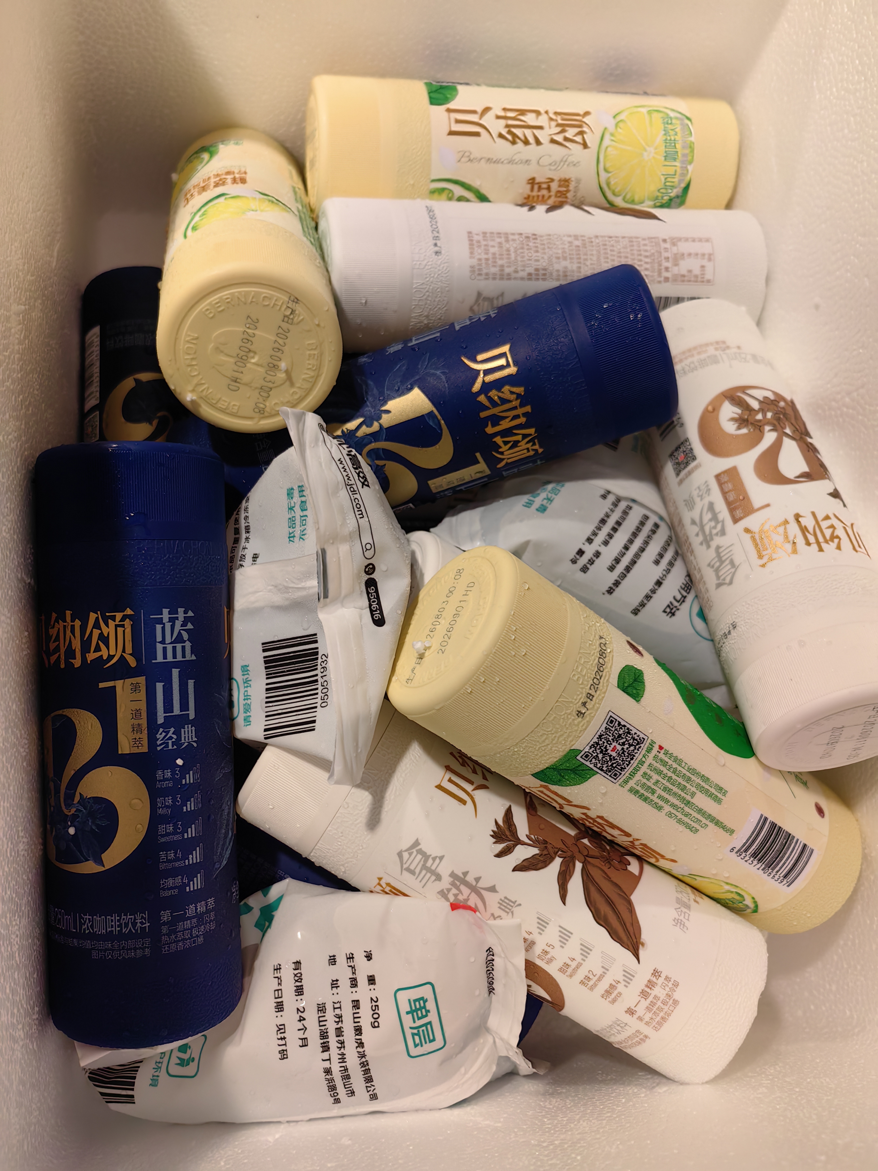 味全 贝纳颂【混合随机口味】蓝山咖啡饮料250ML*8瓶 源头直发 实拍图