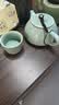 祥业song杯子汝窑泡茶壶陶瓷大号功夫茶具西施壶汝瓷单壶提梁壶泡茶器 大石瓢壶 260ml 实拍图