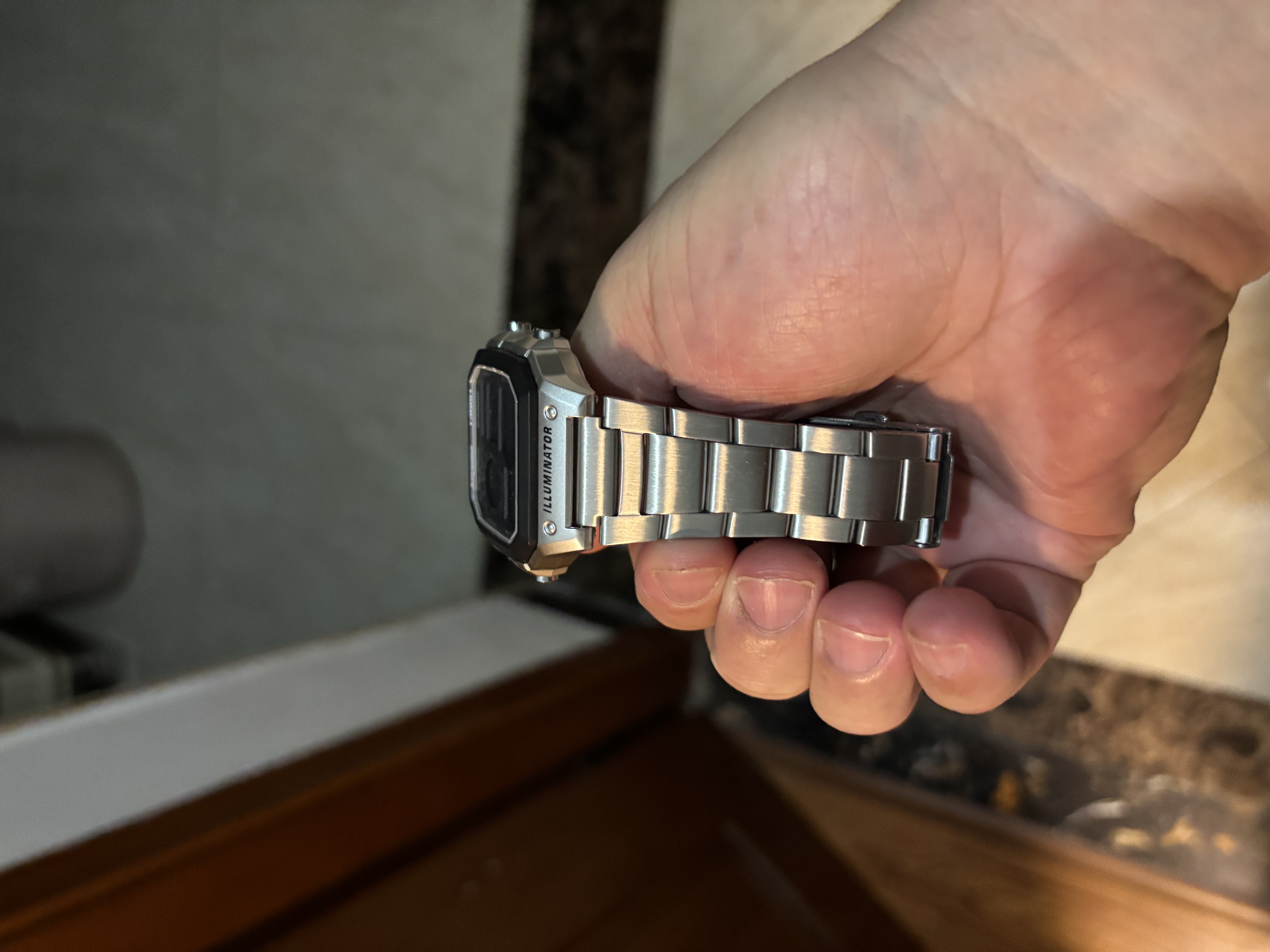卡西欧（CASIO）小方块手表 ae1200电子表初高中学生复古小银块石英表新款 礼物 AE-1200WHD-1A 实拍图