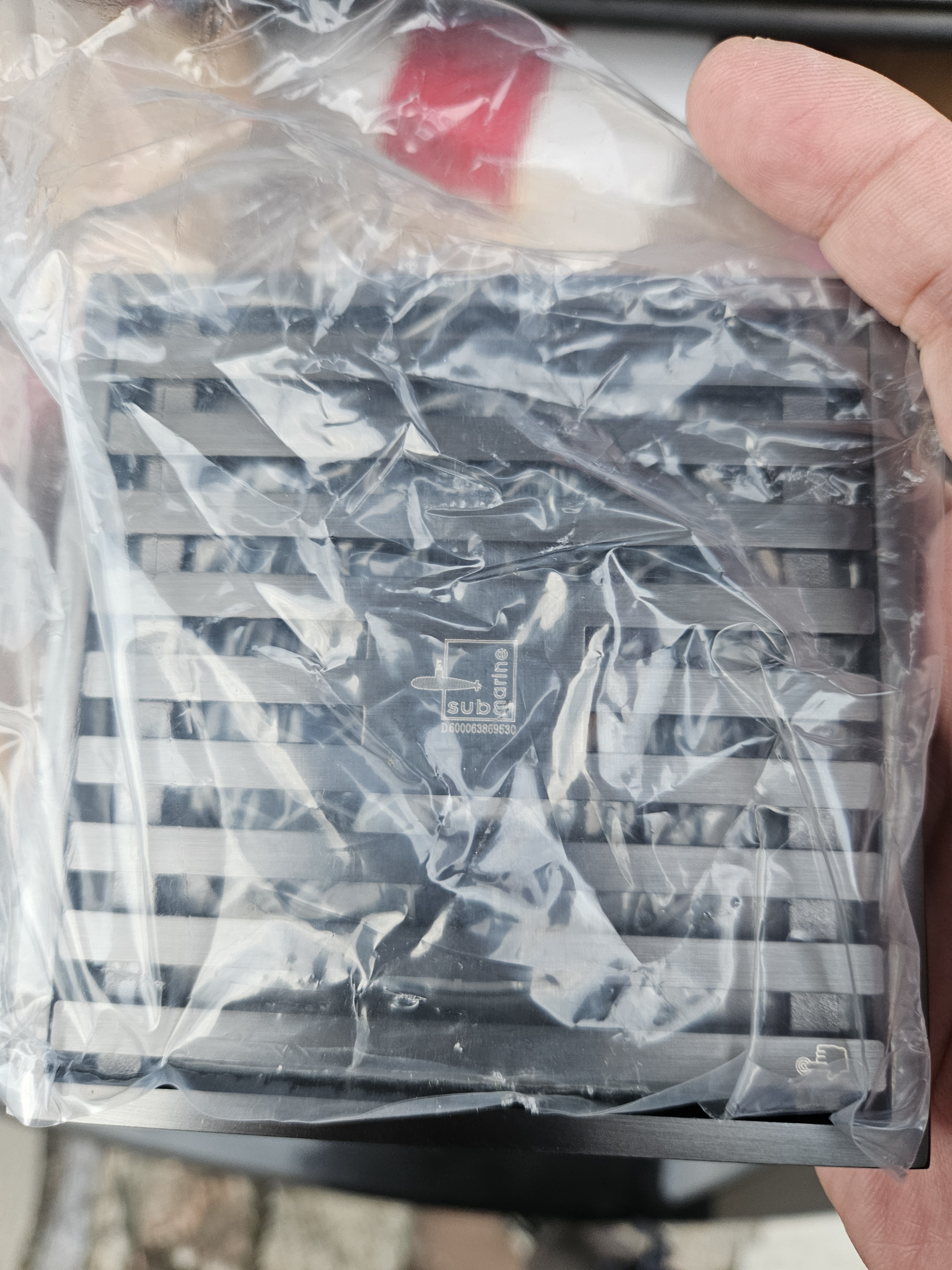 潜水艇（Submarine）超薄铜地漏防臭枪灰色防返味返水淋浴干区洗衣机地漏套装40口径 淋浴地漏MTK40-10 实拍图