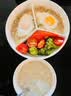COOKSS宝宝辅食一锅蒸餐盘圆形三分格陶瓷蒸蛋碗电饭锅内蒸菜格儿童 实拍图