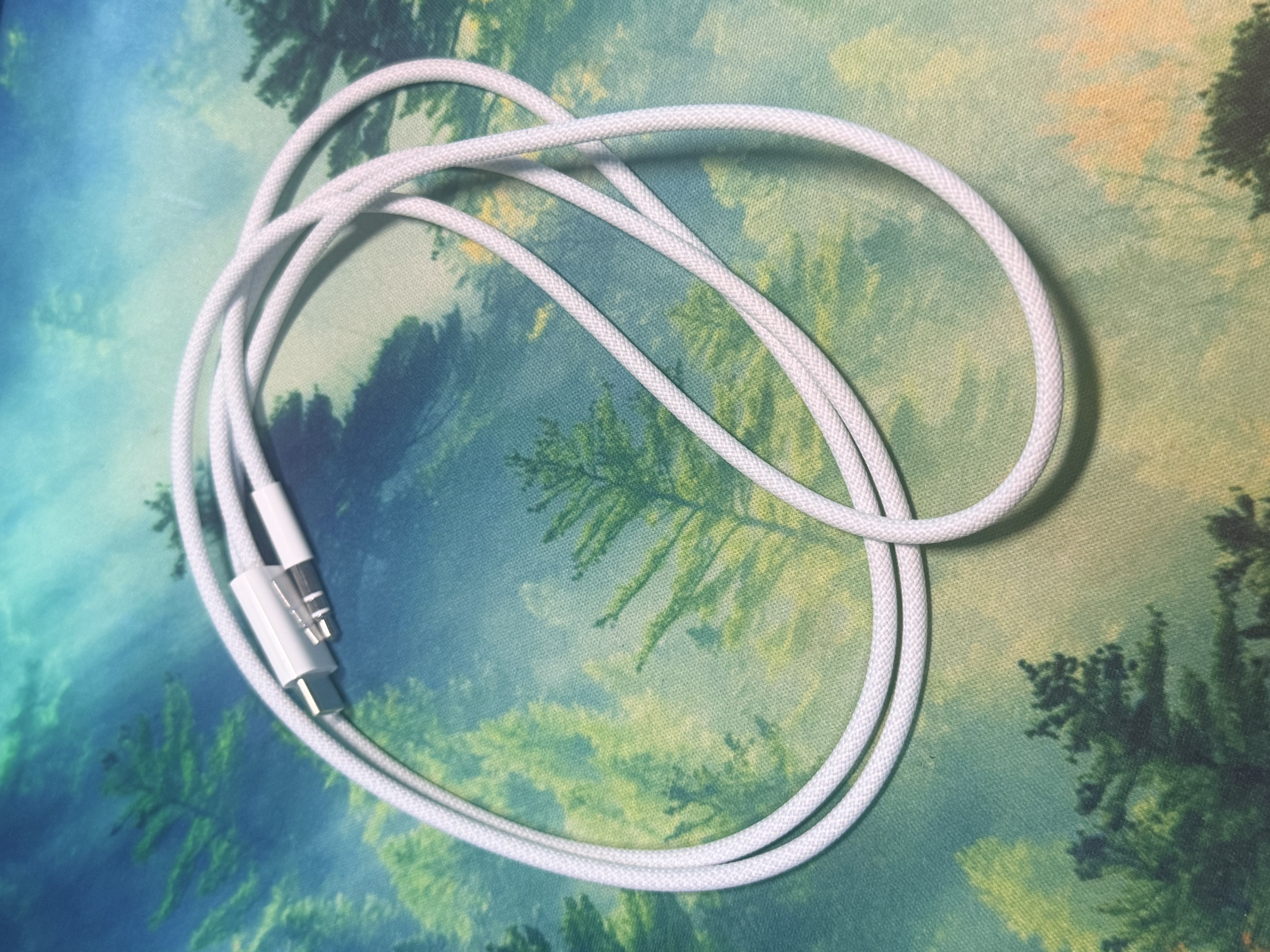 Apple/苹果 type-c转3.5毫米mm音频线 (1.2 米) 无损音质 usb-c音频传输iPhone/iPad/Mac/AirPods Max 实拍图