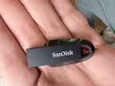 Sandisk闪迪64GB USB3.2 U盘 CZ550黑色 读速100MB/s 安全加密 数据恢复 学习办公电脑车载 高速大容量优盘 实拍图