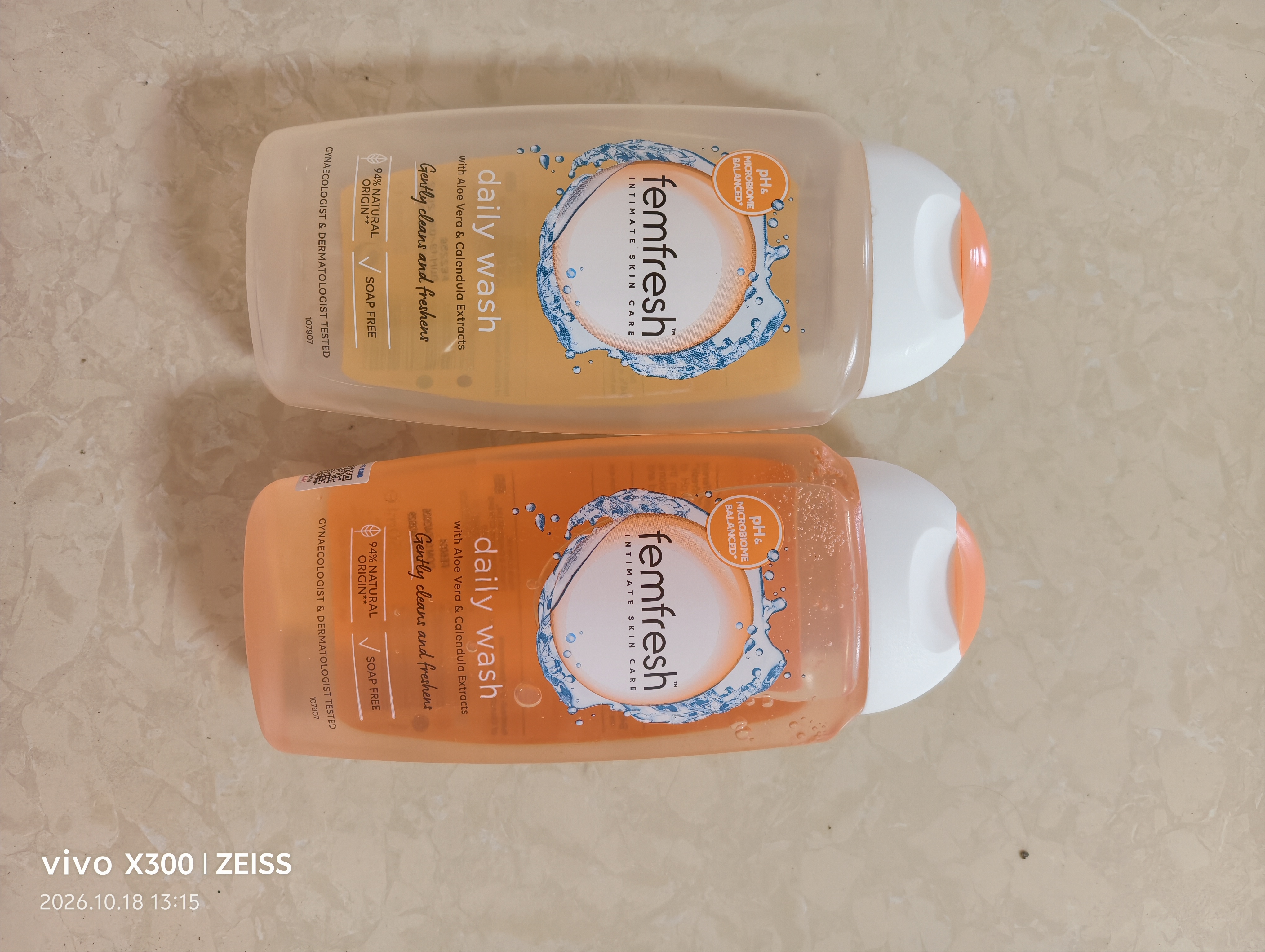 femfresh【柑橘芯】日常清洁250mL  女性私密处护理清洁洗液 私处洗液 实拍图