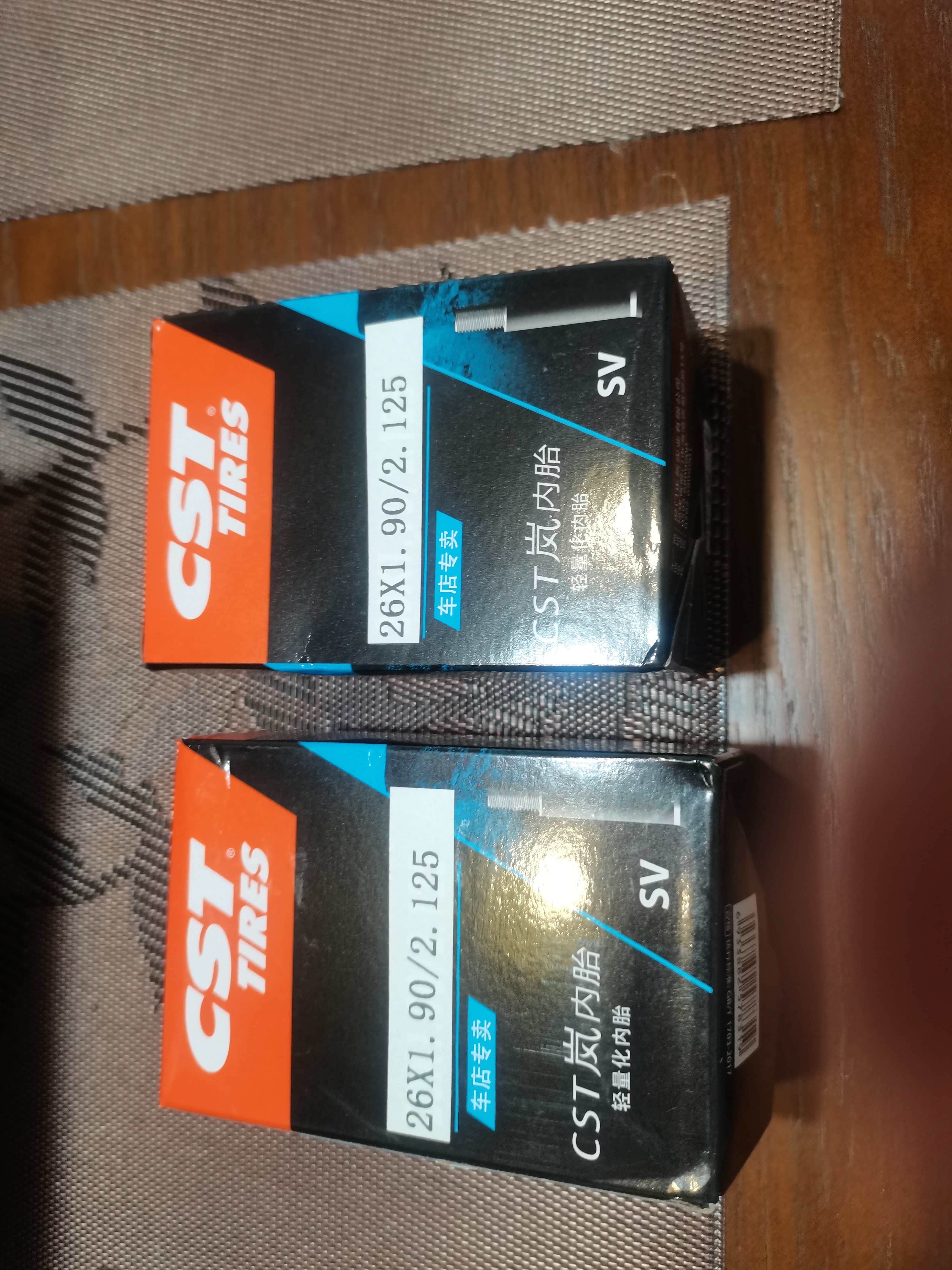 正新自行车内胎 26X1.90/2.125 美嘴33MM 山地越野车户外骑行 实拍图