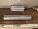 墙纸自粘防水防潮立体墙贴3d立体泡沫家用墙面遮丑贴卧室白色贴纸 薄款白色亚麻纹/铝底强胶款 【50厘米宽X2.8米长】X1卷 实拍图