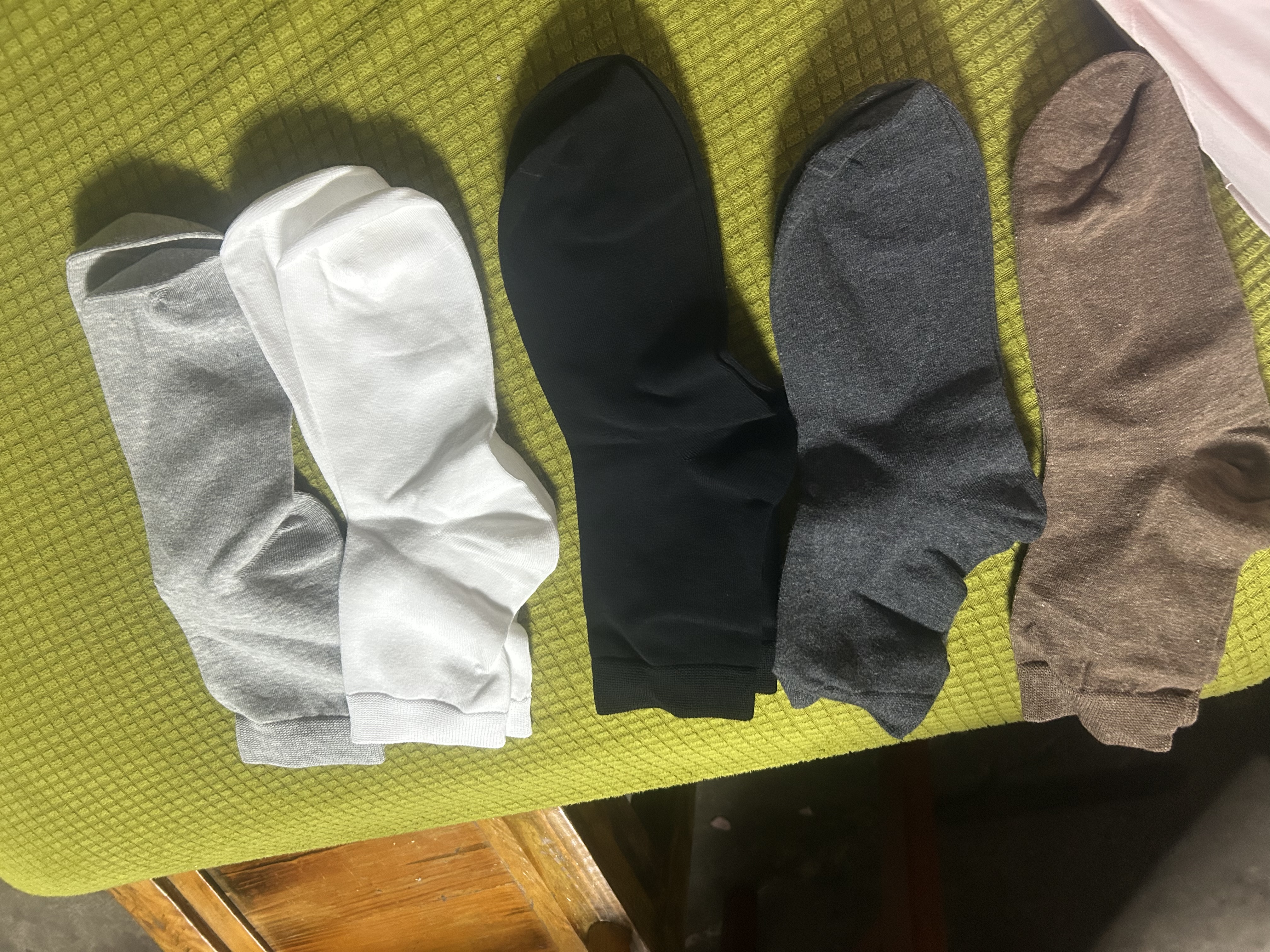 南极人男士袜子100%纯棉10A抑菌防臭抗起球秋冬季吸汗透气无骨中筒袜5双 实拍图