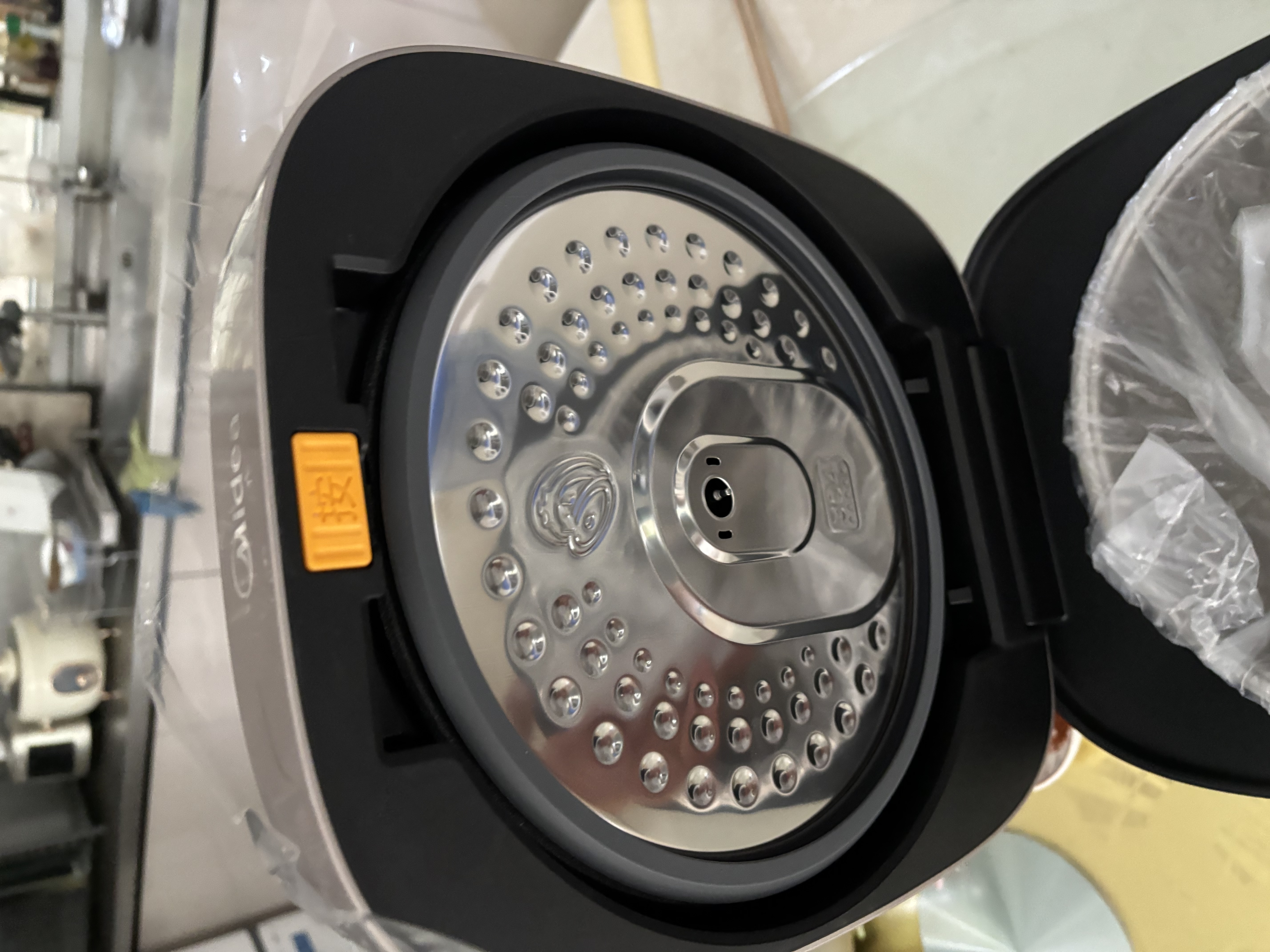 美的（Midea）【已售50w+】热风0涂层电饭煲IH无涂层4L大容量316L不锈钢内胆家用智能3-4人4-5人电饭锅MB-HC459S 实拍图