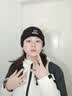 卡尔美（KELME）帽子男女秋冬季保暖户外滑雪毛线帽冷帽针织帽骑行防寒运动护耳帽 实拍图