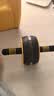 杜威克健腹轮腹肌训练男女卷腹健身器材家用非回弹含跪垫 黑黄 实拍图
