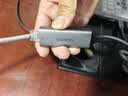 绿联Type-C转千兆网口RJ45网线转接头有线网卡转换器适用苹果MacBook华为笔记本电脑手机以太网扩展坞 实拍图