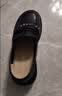 意尔康乐福鞋女英伦风一脚蹬小皮鞋百搭软底通勤单鞋 29134W黑色38 实拍图