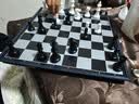 友邦（UB） 国际象棋磁性折叠便携成人儿童学生教学露营用棋4812B-C(大号) 实拍图