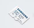三星（SAMSUNG）512GB TF(MicroSD)存储卡 EVO白卡 适配大疆无人机运动相机Pocket3支持4K视频 读160MB/s写120MB/s 实拍图