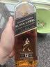 尊尼获加（JOHNNIE WALKER）洋酒 12年黑方黑牌1000ml 苏格兰调和型威士忌无盒 实拍图