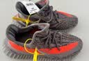 阿迪达斯 Yeezy 350椰子经典灰橙 春秋透气运动鞋女 GW1229  37 实拍图