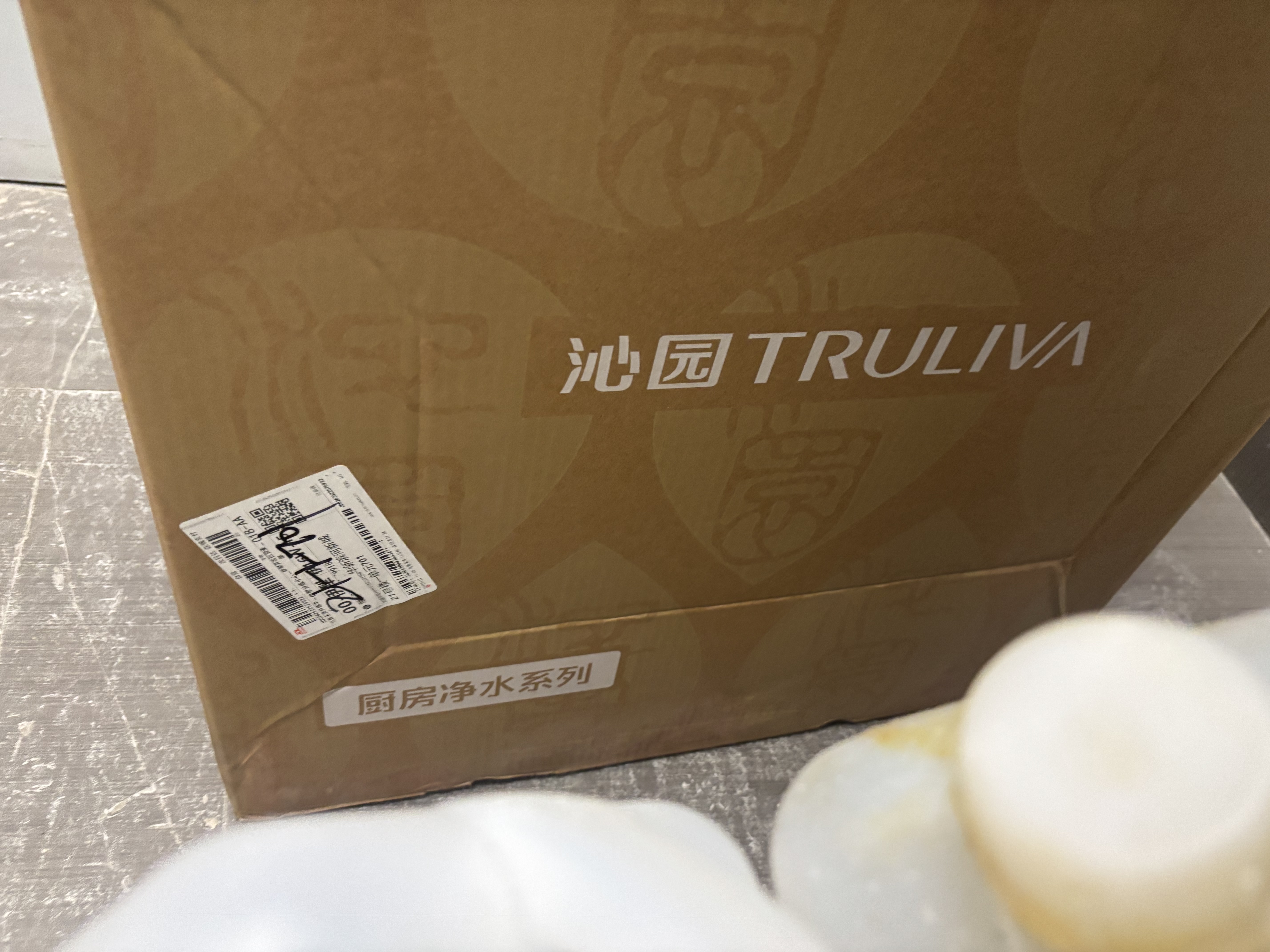 沁园家庭用净水器双子芯2.0 1000G 8年RO过滤器 1200G初始流速体验厨房台下式直饮水一体机UR-S61076 实拍图