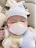 袋鼠医生儿童口罩3d立体0-6个月婴幼儿宝宝口罩6-12月白色10支防花粉柳絮 实拍图