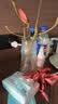 吕姆克花瓶玻璃客厅摆件鲜花插花仿真干花富贵竹水养花瓶透明两个装5043 实拍图