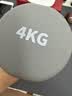 Keep哑铃女男健身家用4kg*2彩色浸塑环保手铃亚铃全身塑形K-rox岩石灰 实拍图