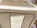 登比布艺收纳箱衣服棉被整理箱玩具衣物储物箱百纳箱 米色66L2只装 实拍图